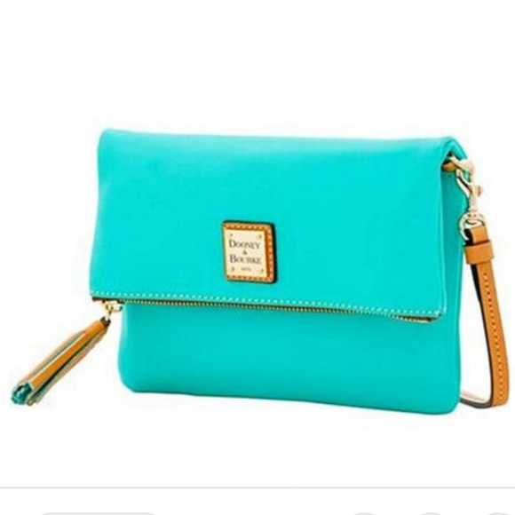 Dooney & Bourke Handbags - Dooney and Bourke Leather Foldover Crossbody